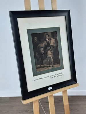 Lot 216 - 'PRINCE CHARLES EDWARD READING A DESPATCH FROM SIR JOHN COPE'