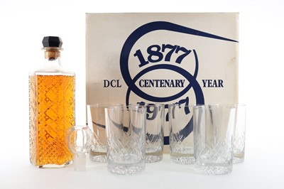 Lot 275 - DCL CENTENARY DECANTER AND GLASSES SET