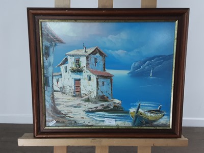 Lot 316 - CONTINENTAL LAKE SCENE