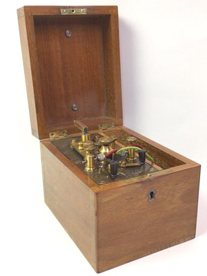 Lot 435 - VICTORIAN MASSAGE THERAPY MACHINE