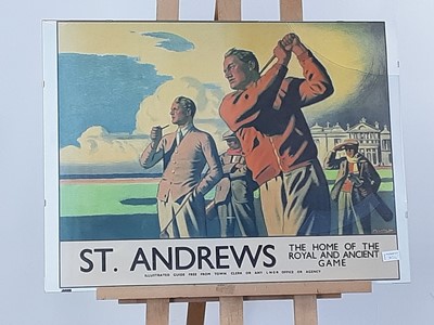 Lot 382 - FOUR REPRODUCTION ST ANDREWS POSTERS