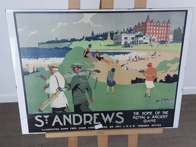 Lot 382 - FOUR REPRODUCTION ST ANDREWS POSTERS