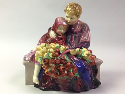 Lot 256 - GROUP OF THREE ROYAL DOULTON FIGURES