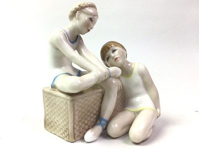 Lot 215 - GROUP OF ROYAL DOULTON FIGURES