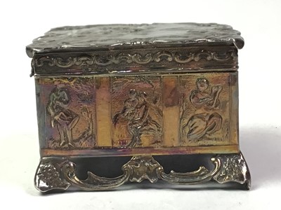 Lot 457 - WHITE METAL BOX