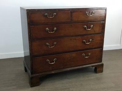 Lot 471 - MAHOGANY CHEST OF DRAWERS