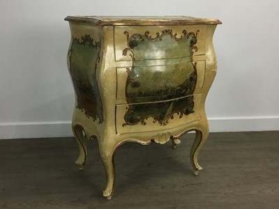 Lot 493 - FRENCH STYLE BEDSIDE CHEST