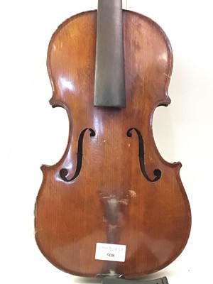 Lot 508 - VIOLIN