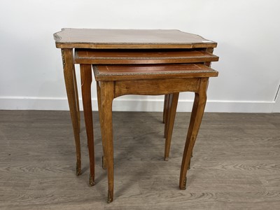 Lot 509 - MAHOGANY NEST OF TABLES