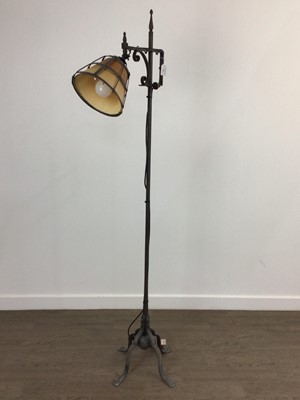 Lot 520 - TWO CAST IRON STANDARD LAMPS