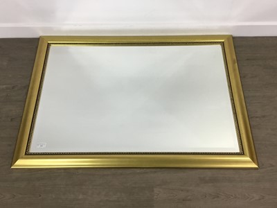 Lot 320 - GILT FRAME WALL MIRROR