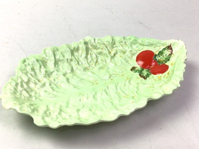 Lot 589 - CARLTON WARE LEAF DISHES