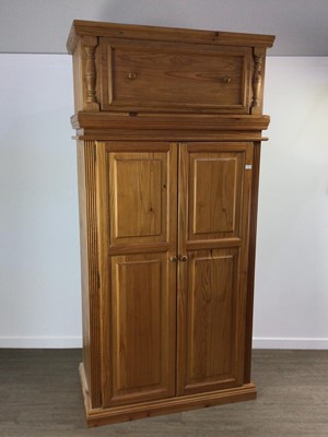 Lot 456 - MODERN PINE WARDROBE