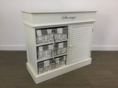 Lot 283 - WHITE PAINTED CABINET