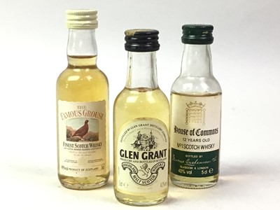 Lot 607 - COLLECTION OF WHISKY MINIATURES