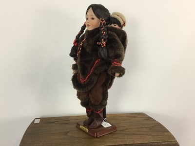 Lot 606 - FIVE VARIOUS DOLLS