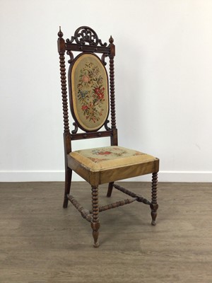 Lot 365 - TWO VICTORIAN SIDE CHAIRS