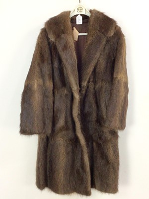 Lot 656 - TWO LADIES FUR COATS