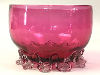 Lot 716 - COLLECTION OF CRANBERRY GLASS