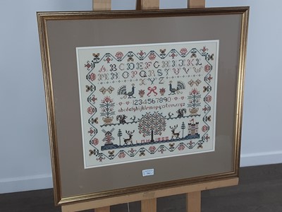 Lot 750 - FRAMED SAMPLER