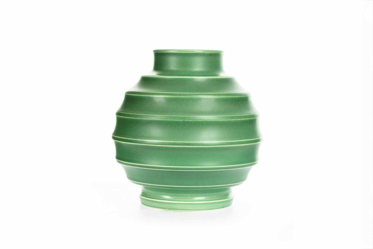 Lot 405 - KEITH MURRAY (NEW ZEALAND, 1892-1981) FOR WEDGWOOD, FOOTBALL VASE