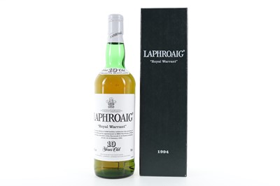 Lot 316 - LAPHROAIG 10 YEAR OLD ROYAL WARRANT 1994