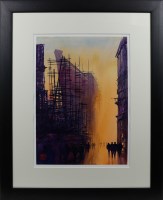 Lot 213 - MARTIN OATES, CLYDE MEMORIES watercolour on...
