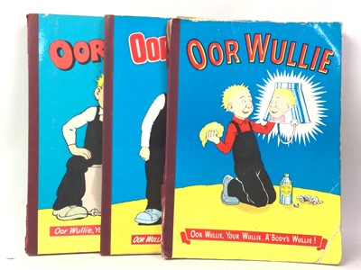 Lot 786 - THREE VINTAGE OOR WULLIE ANNUALS