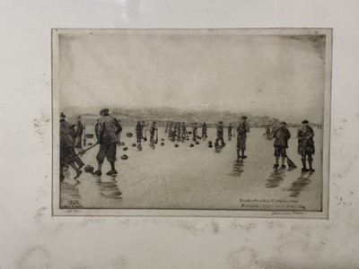 Lot 1743 - CURLING INTEREST, COLLECTION OF PICTURES