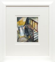 Lot 227 - BRYAN EVANS, LIGHT IN A PANELLED CLOSE...