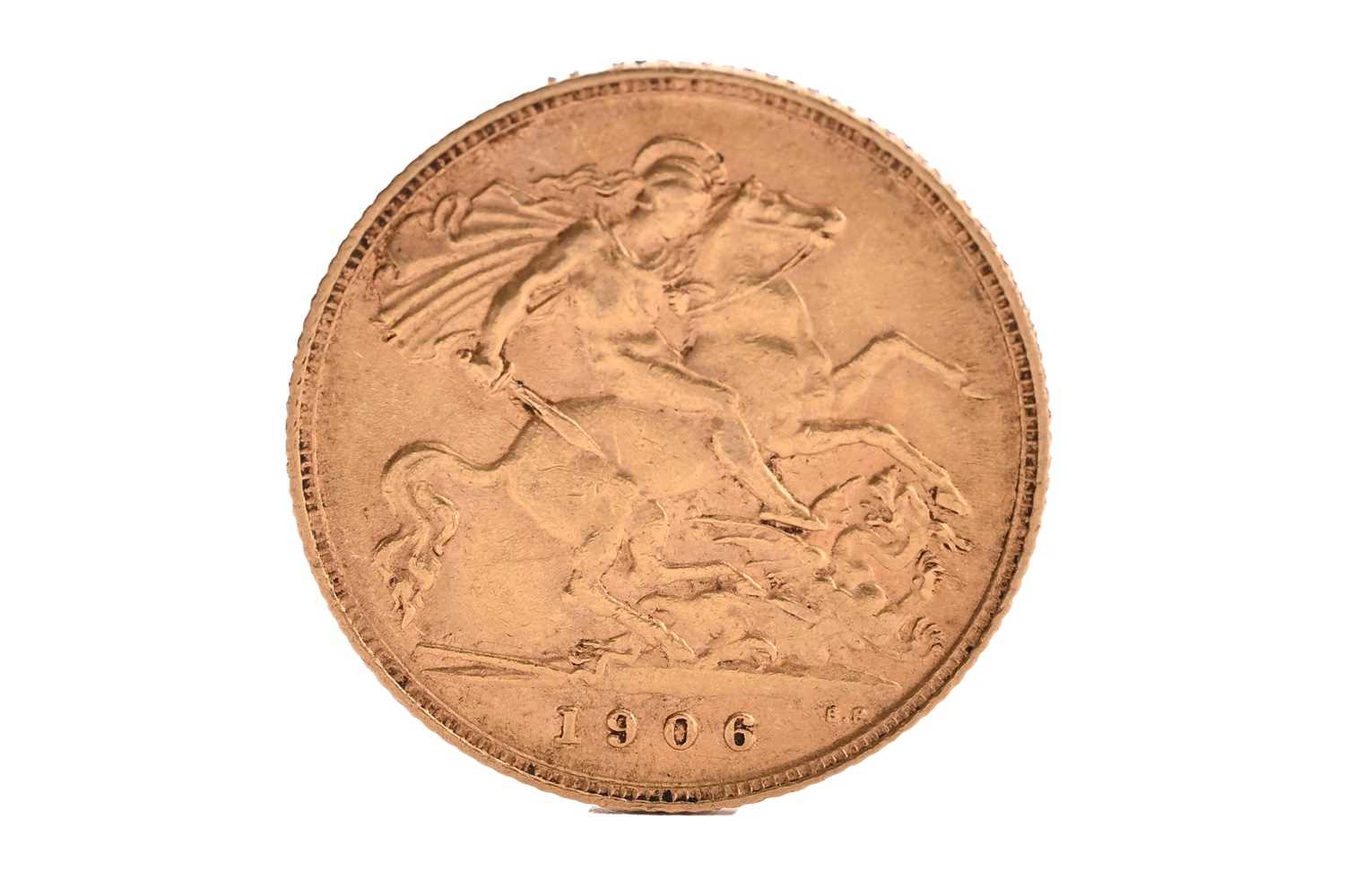 Lot 96 - EDWARD VII GOLD HALF SOVEREIGN