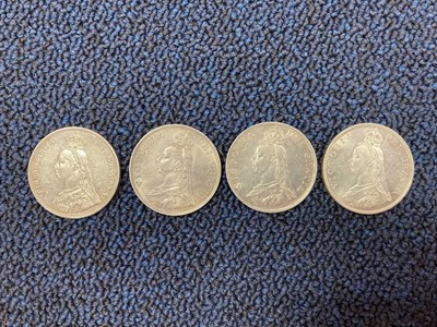 Lot 103 - COLLECTION OF SEVEN VICTORIAN CROWNS