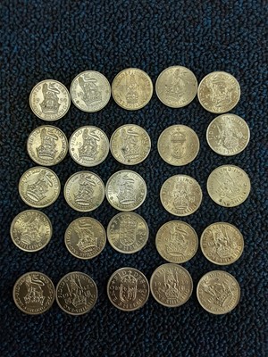 Lot 115 - COLLECTION OF FLORINGS, SHILLINGS AND OTHERS