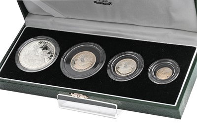 Lot 122 - FOUR BRITANNIA SILVER PROOF COLLECTION SETS