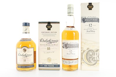 Lot 25 - DALWHINNIE 15 YEAR OLD CENTENARY EDITION AND CRAGGANMORE 12 YEAR OLD