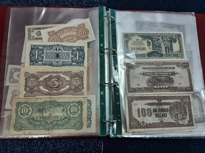 Lot 13 - COLLECTION OF JAPANESE OCCUPATION BANKNOTES