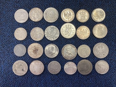 Lot 149 - THREE WWII GERMAN SILVER COINS