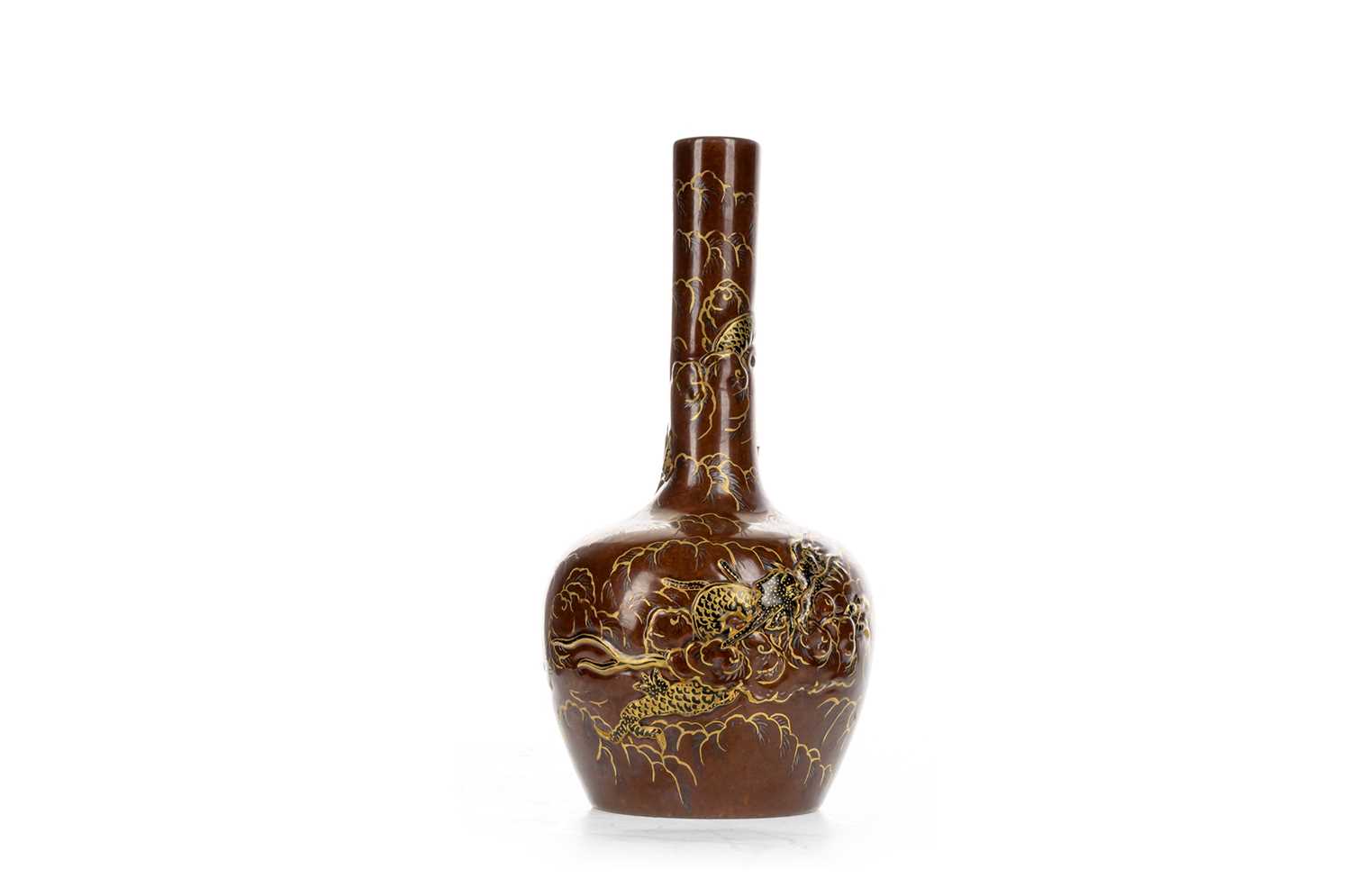 Lot 1238 - CHINESE 'DRAGON' VASE