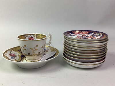 Lot 71 - ELEVEN ROYAL CROWN DERBY COFFEE CUPS AND SAUCERS