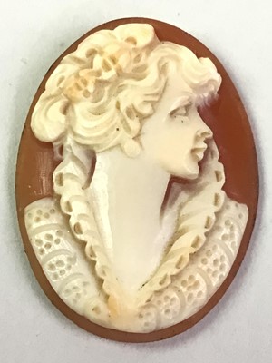 Lot 131 - GROUP OF CAMEOS