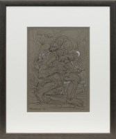 Lot 247 - * PETER HOWSON OBE, ''ATTACKED'' (THE CITY OF...