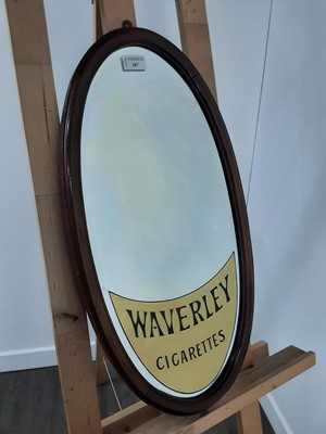 Lot 107 - OVAL ADVERTISEMENT MIRROR