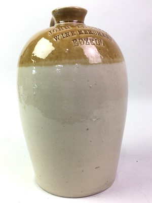Lot 110 - POTTERY FLAGON