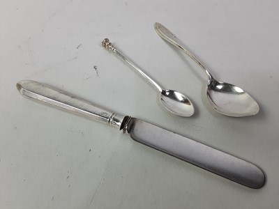 Lot 83 - SET OF SIX SILVER SPOONS