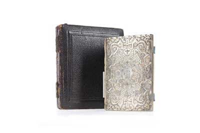 Lot 819 - VICTORIAN SILVER NOTEBOOK