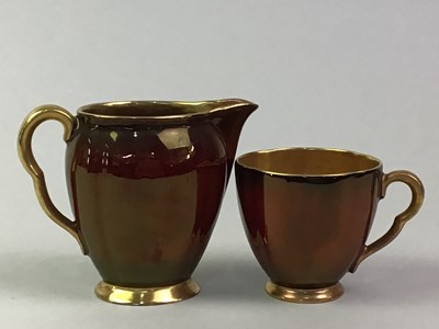 Lot 189 - CARLTON WARE ROUGE ROYALE COFFEE SERVICE
