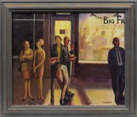 Lot 263 - * TIM COCKBURN, THE BIG FRY oil on canvas,...