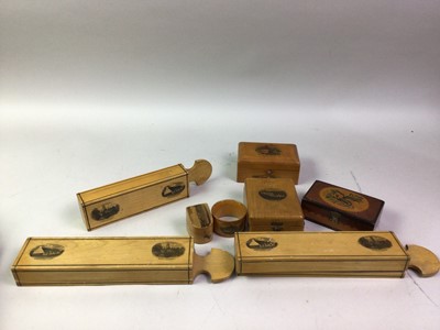 Lot 4 - GROUP OF MAUCHLINE WARE ITEMS