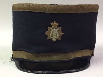 Lot 328 - VICTORIAN EDINBURGH RETAILED BANDSMAN HAT