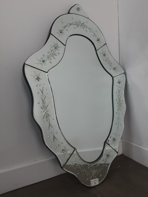 Lot 203 - VENETIAN WALL MIRROR